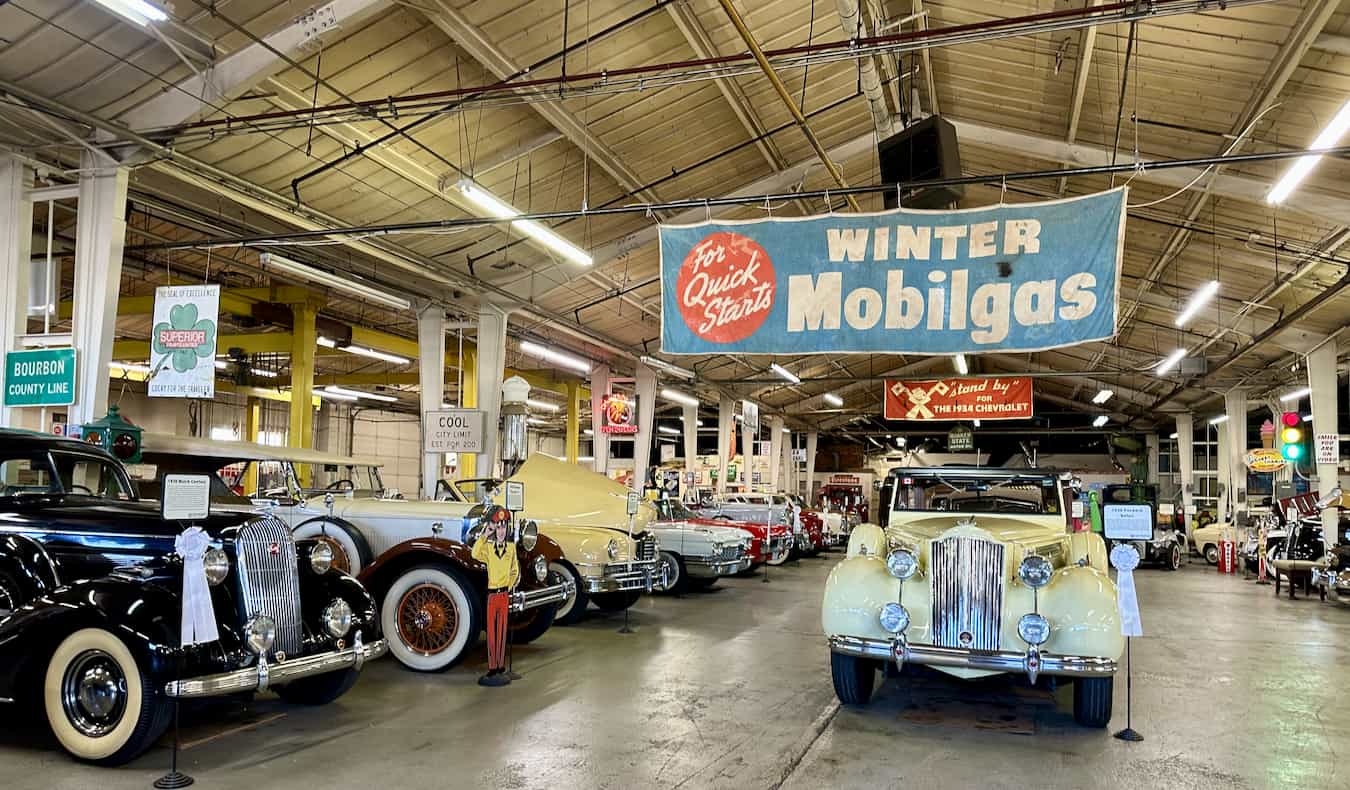 Vintage cars are the massive Route 66 Car Museum