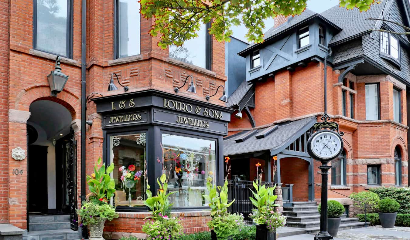 Charming boutique store in an old building in Yorkville, Toronto