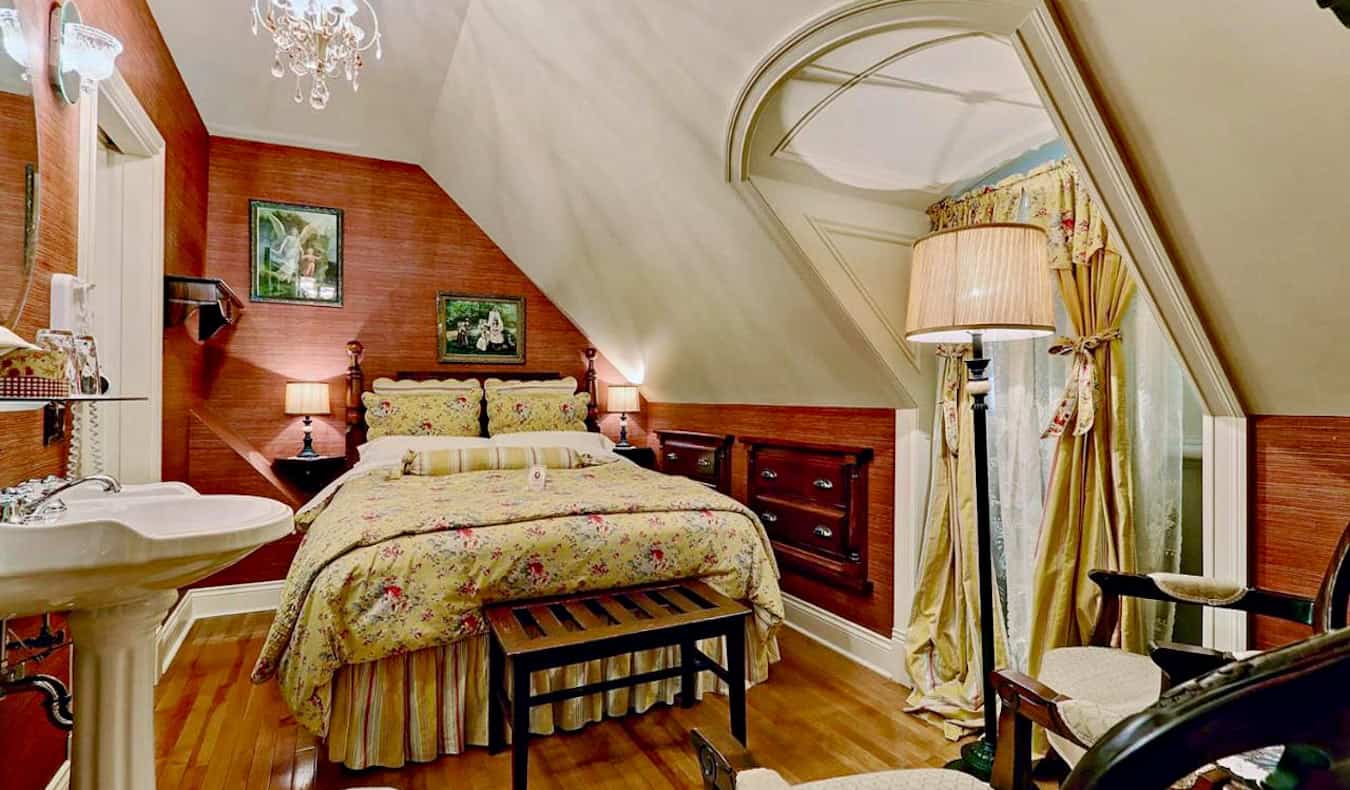 Um quarto B&B peculiar e aconchegante no Auberge JA Moisan na bela cidade de Quebec, Canadá