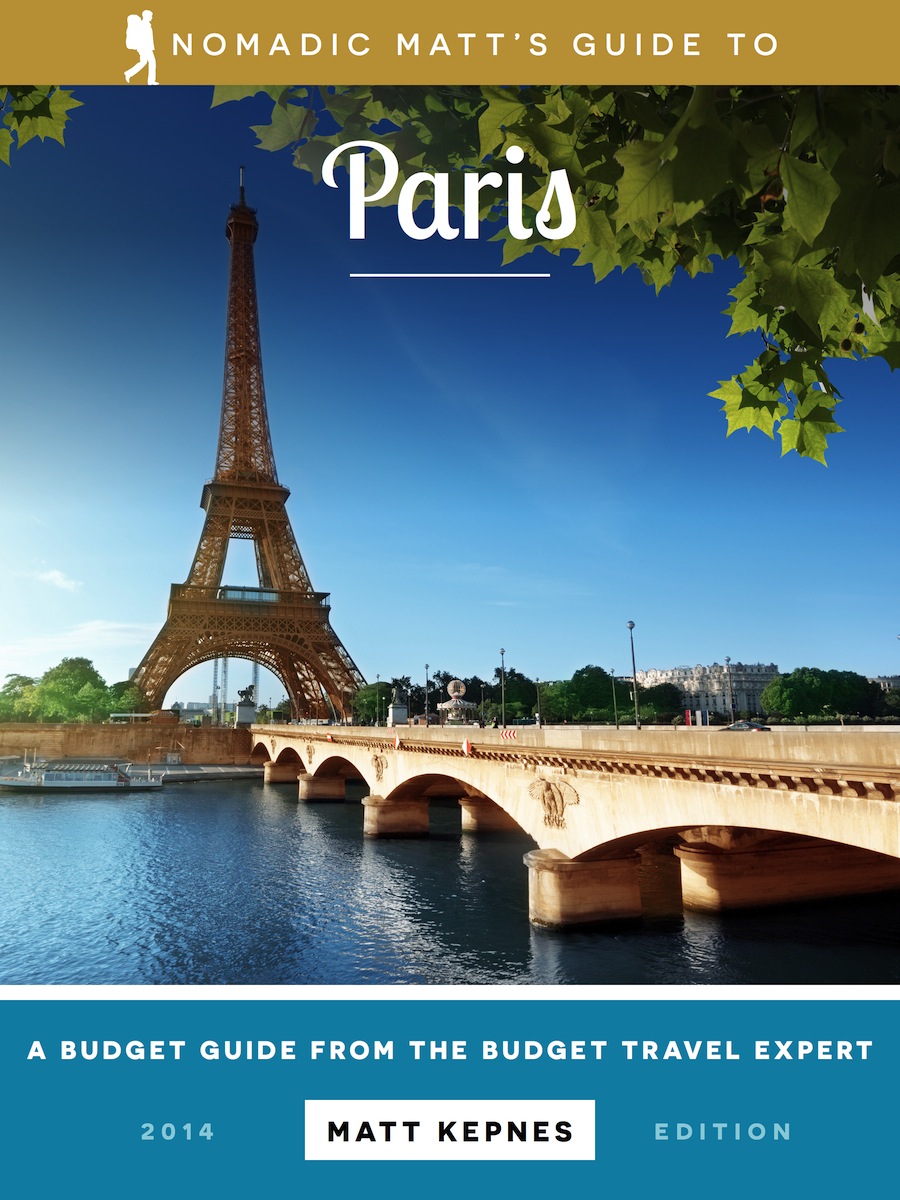Paris Guidebook cover Nomadic Matt