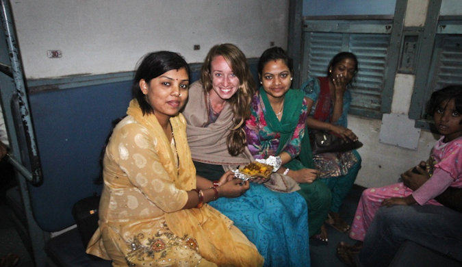 a train journey in india