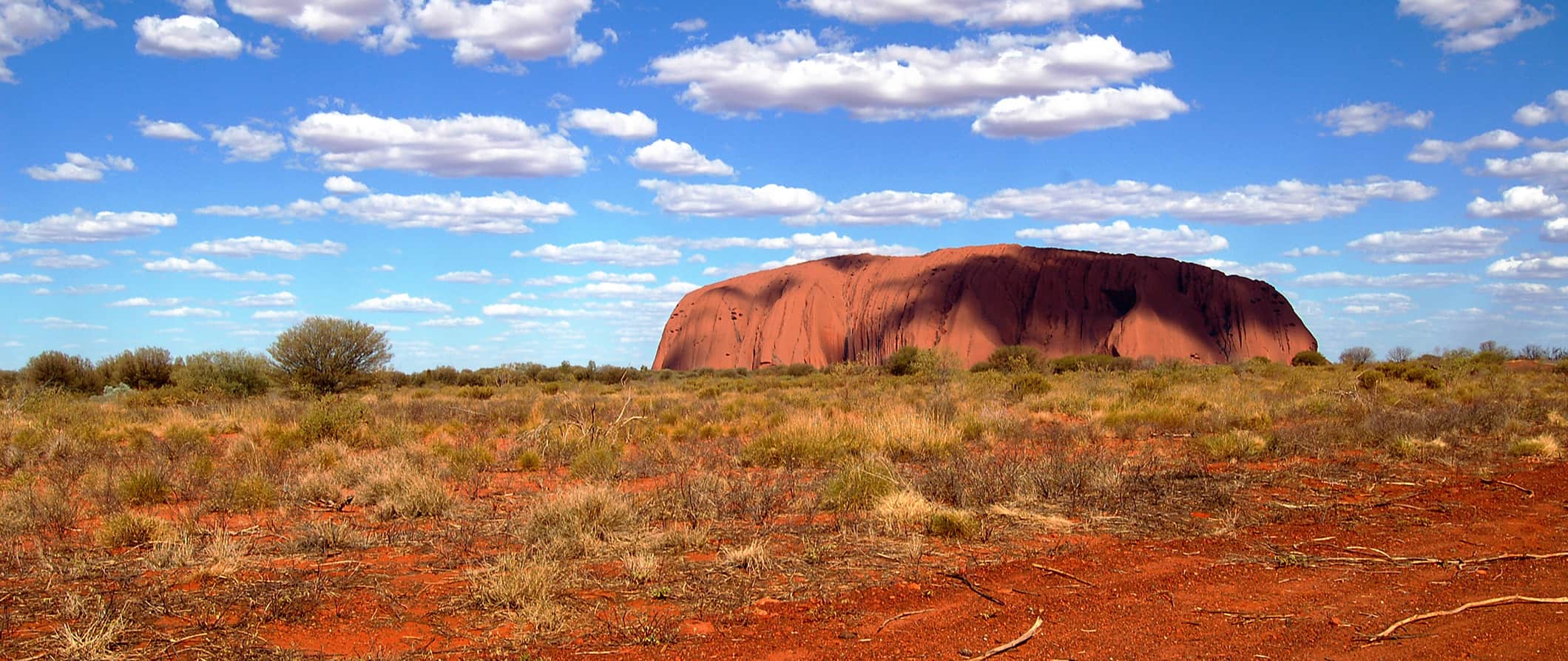 The famous Ayers Rock in Australia, also known as Uluru