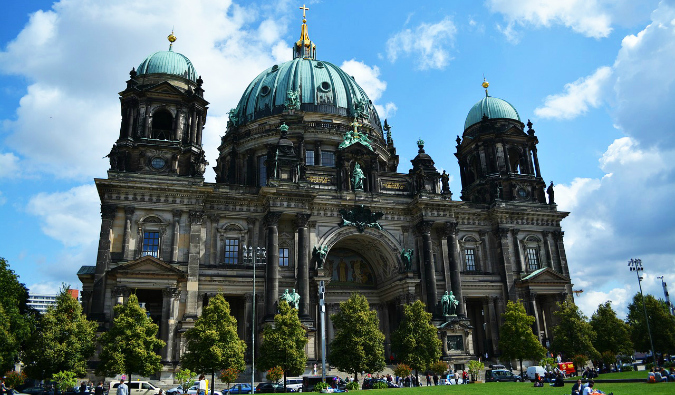 The massive cathedral called The Berliner Dom in the city of Berlin