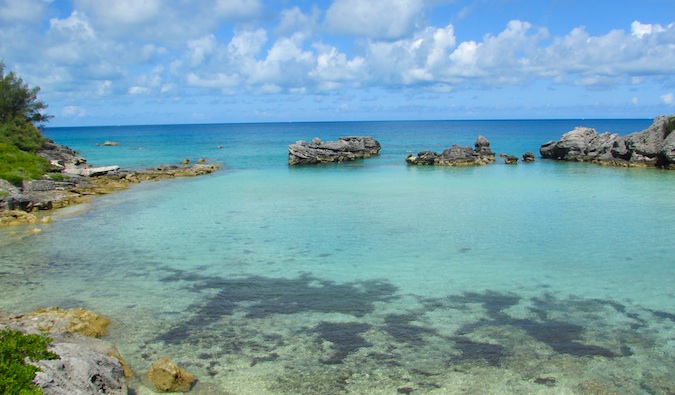 Bermuda Cove is a very peaceful and warm place to swim.