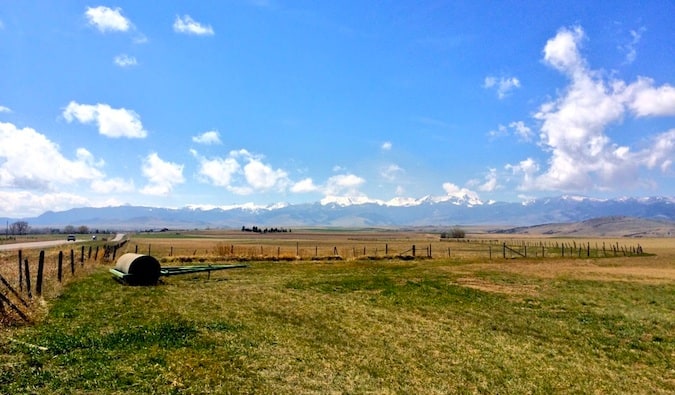 the majestic rolling plains of montana