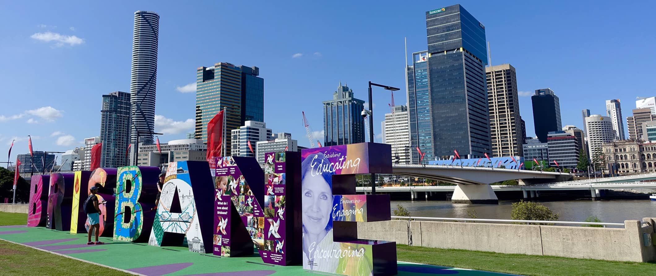 South Bank Parklands Walking and Running - Brisbane, Queensland, Australia