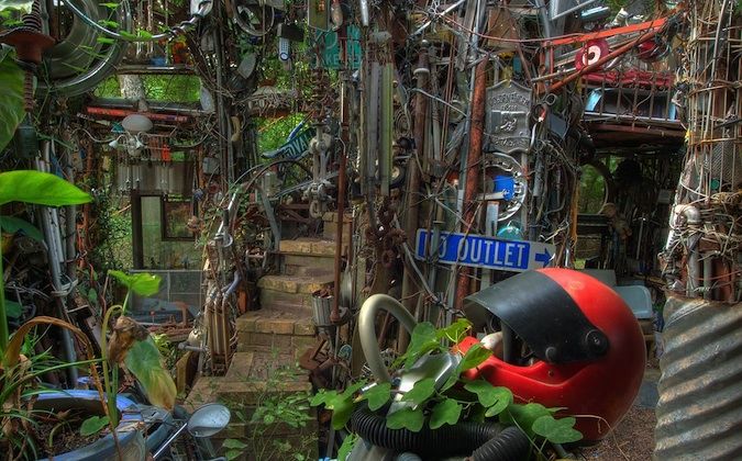 The Cathedral of Junk in Austin, Texas