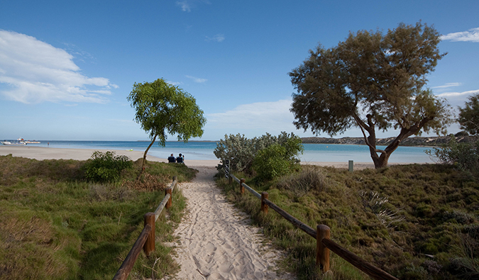 A view of Coral Bay in Western Australia