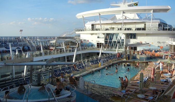 Cruise life: watching mass tourism as it's finest on the pol deck