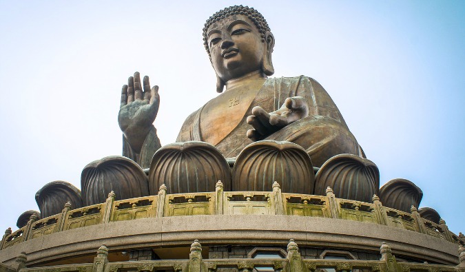 giant buddha on Lantau island