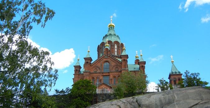 Uspenski Church in Helsinki, Finland