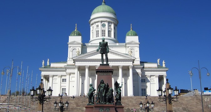 Helsinki Cathedral is a very iconic must-see building in Finland