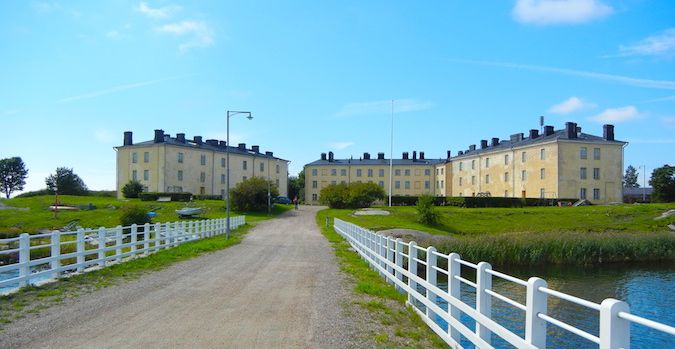 The island of Suomenlinna in Helsinki, Finland