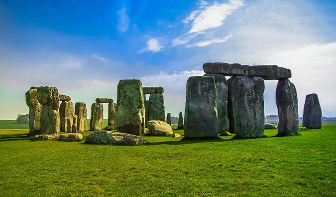 Stonehenge in Salisbury, England, Megalithic, 3000 years old, rock statues, audio tours, ancient mysteries