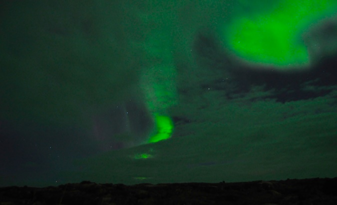 Incredible magic photo of the northern lights as seen from Iceland