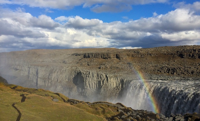 Dettifoss，欧洲最强大的瀑布