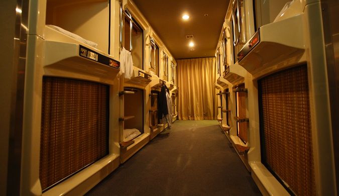 capsule hotels in japan