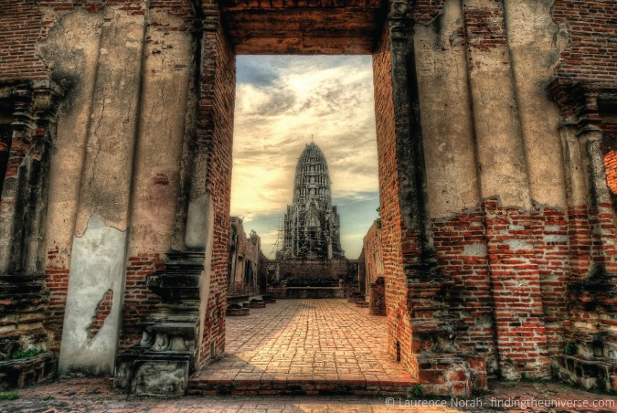 Photo of beautiful, old temple in Ayutthaya, Thailand