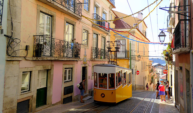 lisbon portugal rooftop view