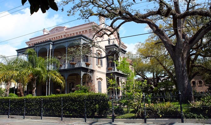 House in the Garden District of NOLA