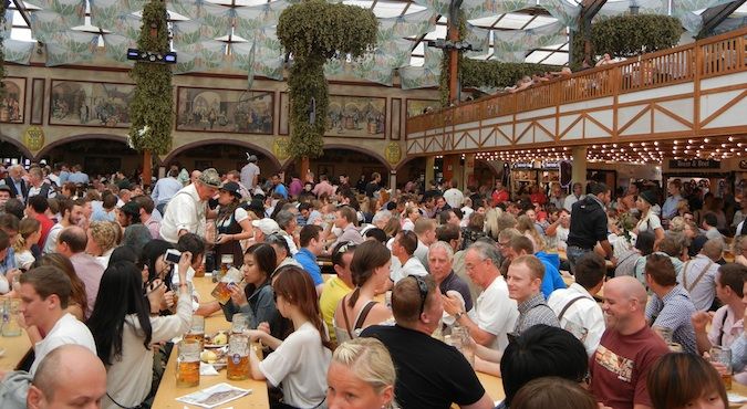 Oktober fest is an extremely popular event in Munich, Germany