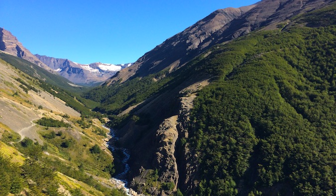 Valley Ascencio on the way to the Torres towers