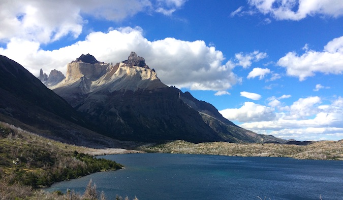 On the way to the French Valley with Paine Granite Towers ahead!