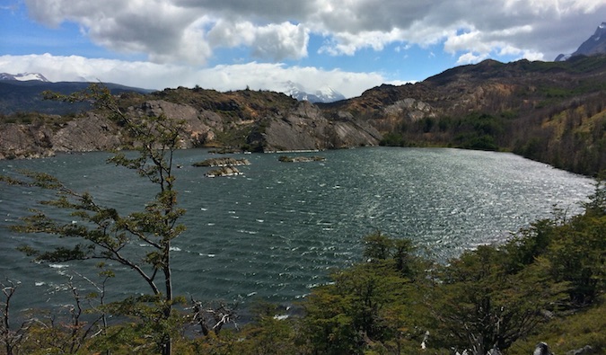 View on the way to Glacier Grey