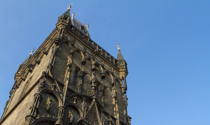 the powder tower in prague