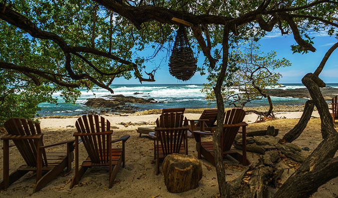 a beautiful beach in costa rica