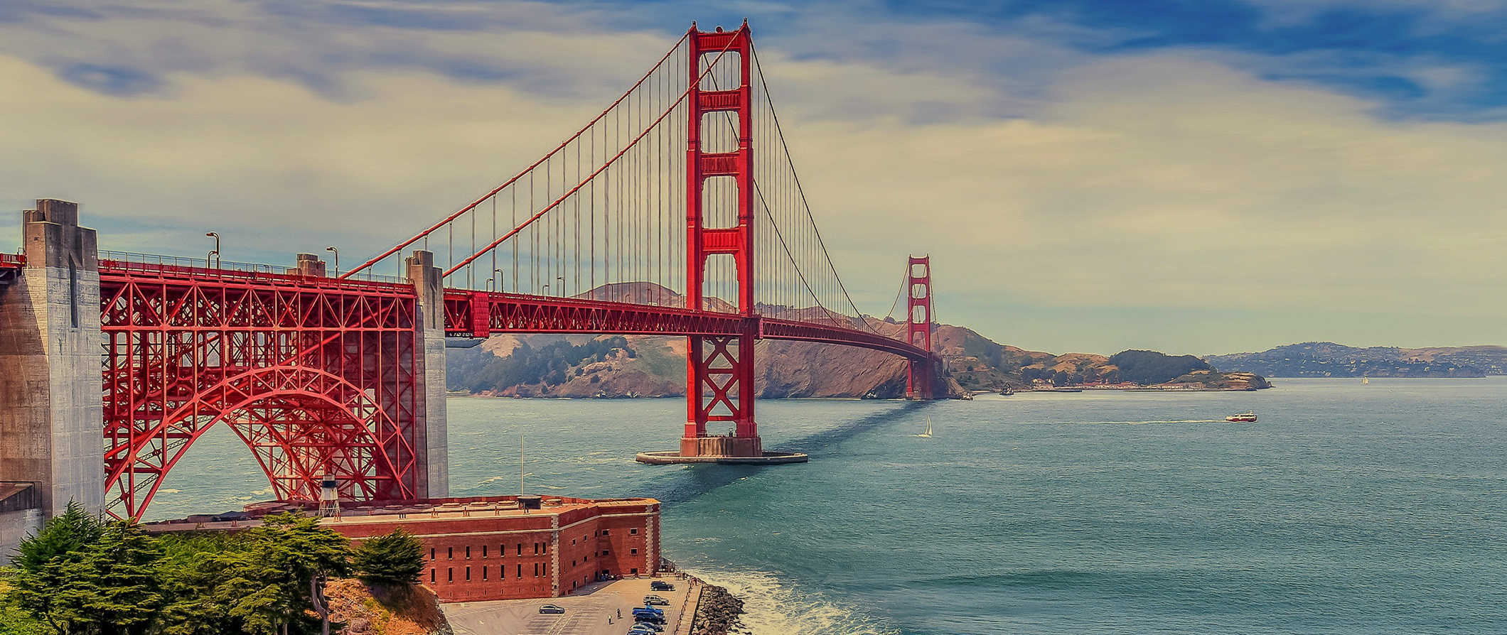 the Golden Gate Bridge, San Francisco
