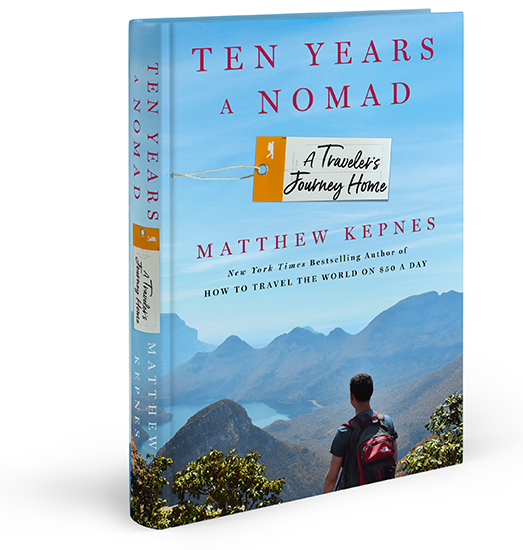 10 Years A Nomad Book Graphic