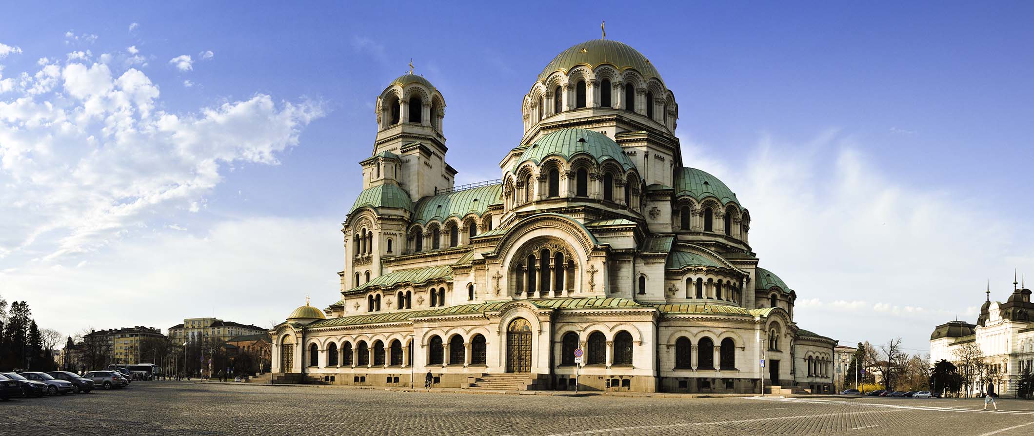 a cathedral in Sofia, Bulgaria