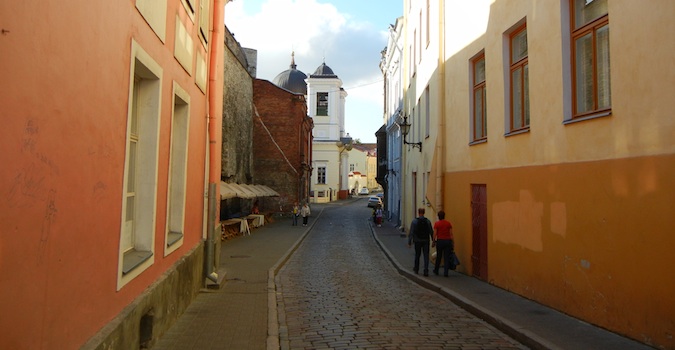 street in Tallinn, Estonia