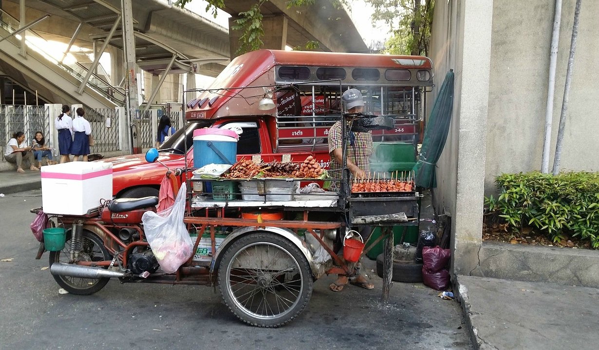 street vendor in thailand