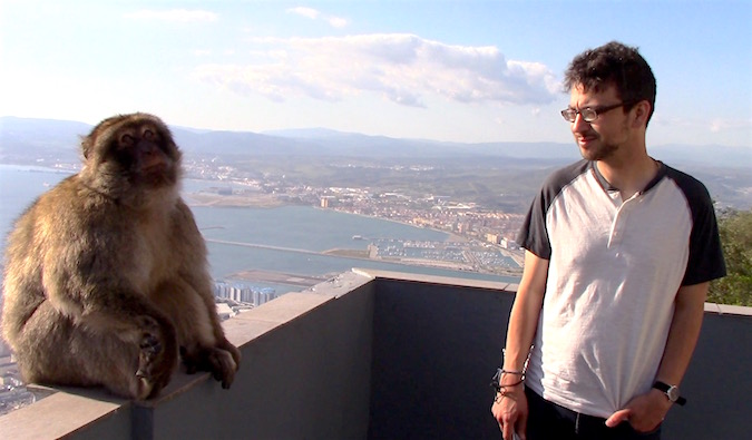 Dan on top of the Rock of Gibraltar