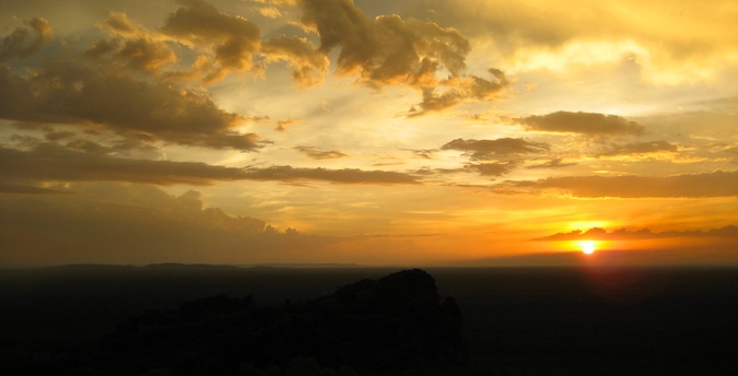 Gorgeous sunset in Kakadu National Park in Australia