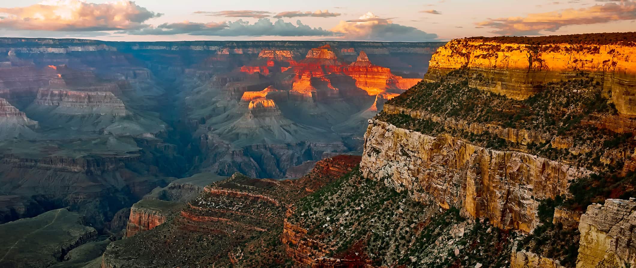 sunset over the Grand Canyon, United States