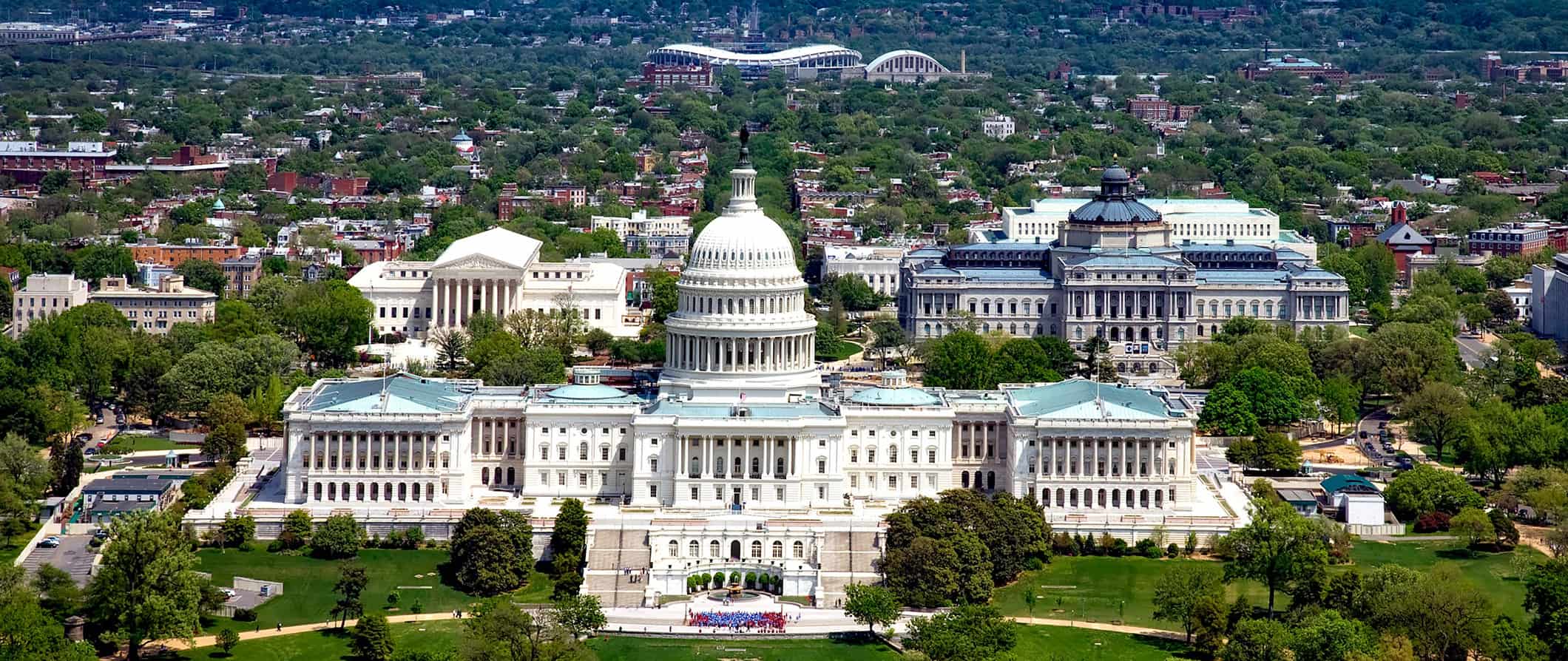 view of the White House in Washington, DC