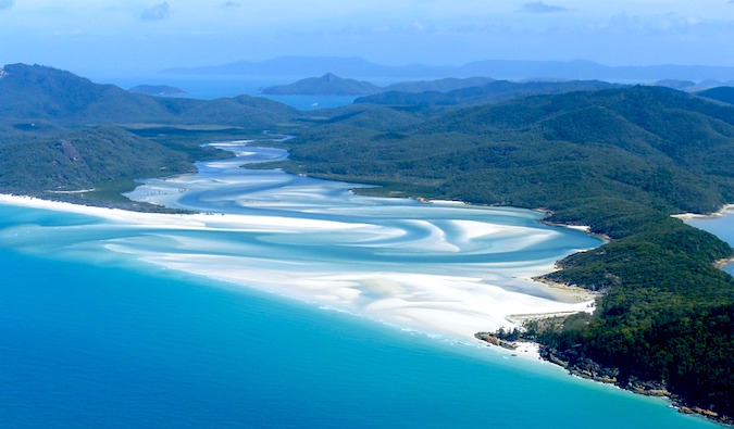 beautiful view of the whitsunday islands