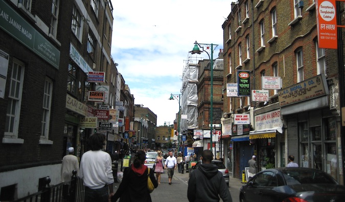 The busy streets of London, England